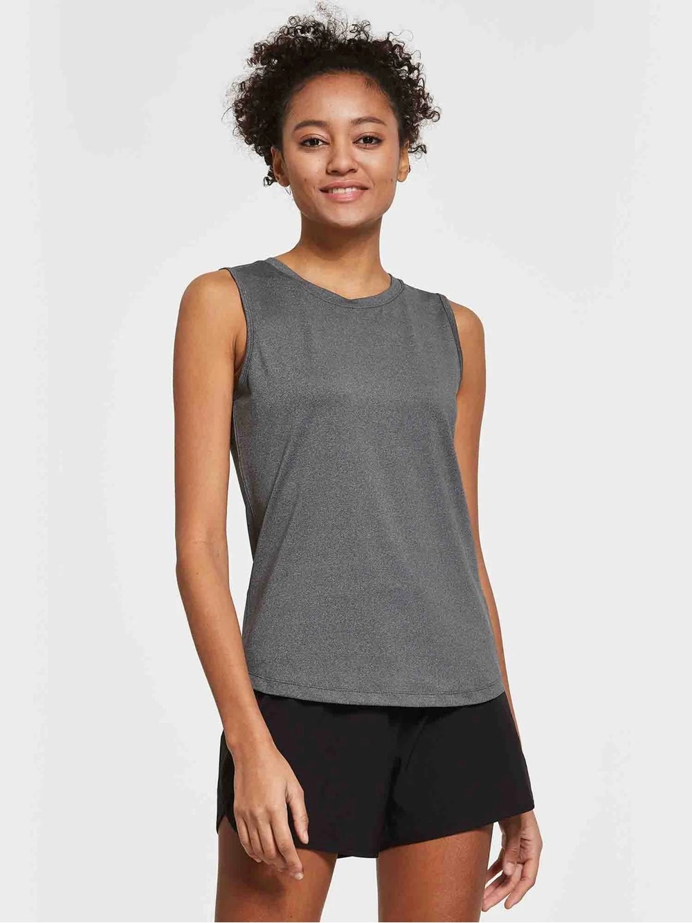 Baleaf Gray Athletic Sleeveless Tank Top